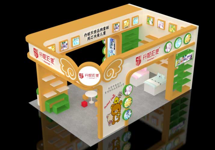 丹妮天使展台设计方案